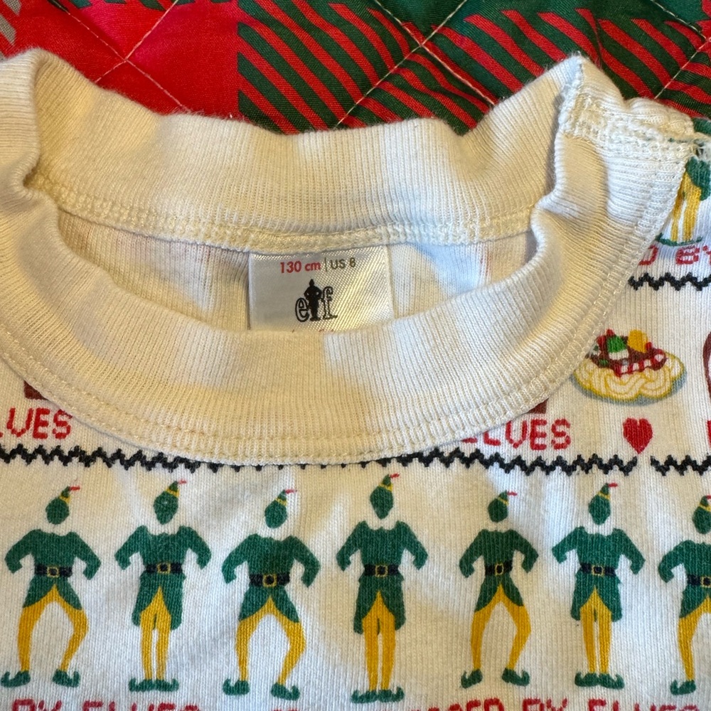 Elf Themed pajamas